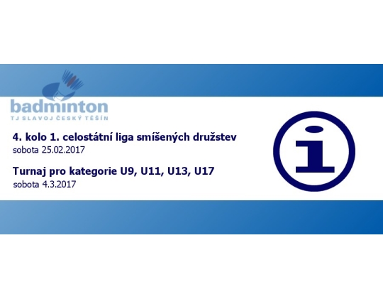 Informace pro rodiče 02/2017
