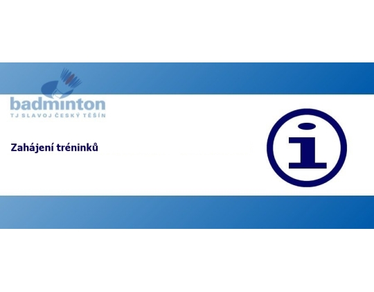 Tréninky od 1.9.2021